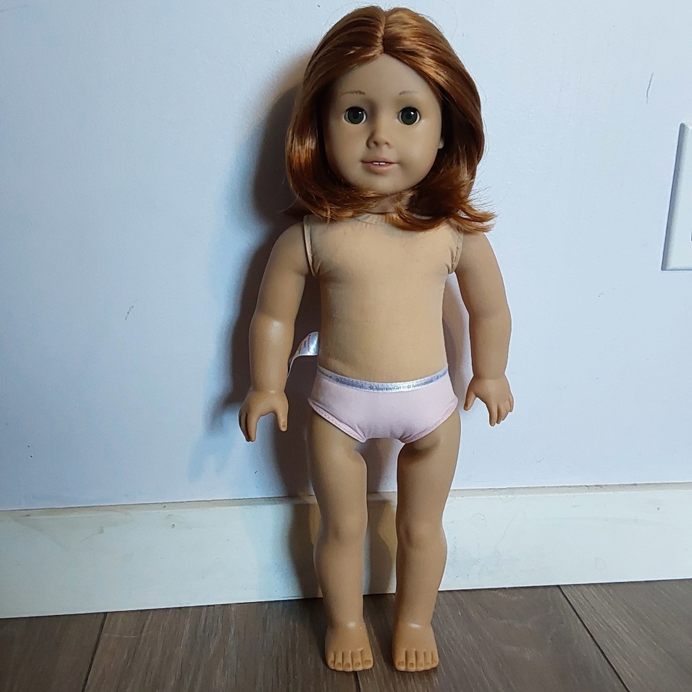 18" American Girl Jly Doll With Short Red Hair